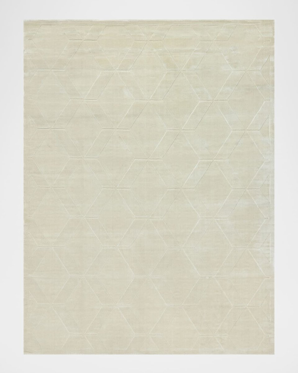 Brunello Hand-Loomed Light Beige Rug, 8' x 10'